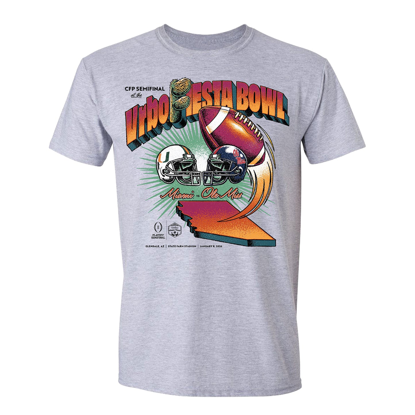 2026 Fiesta Bowl Matchup T-Shirt