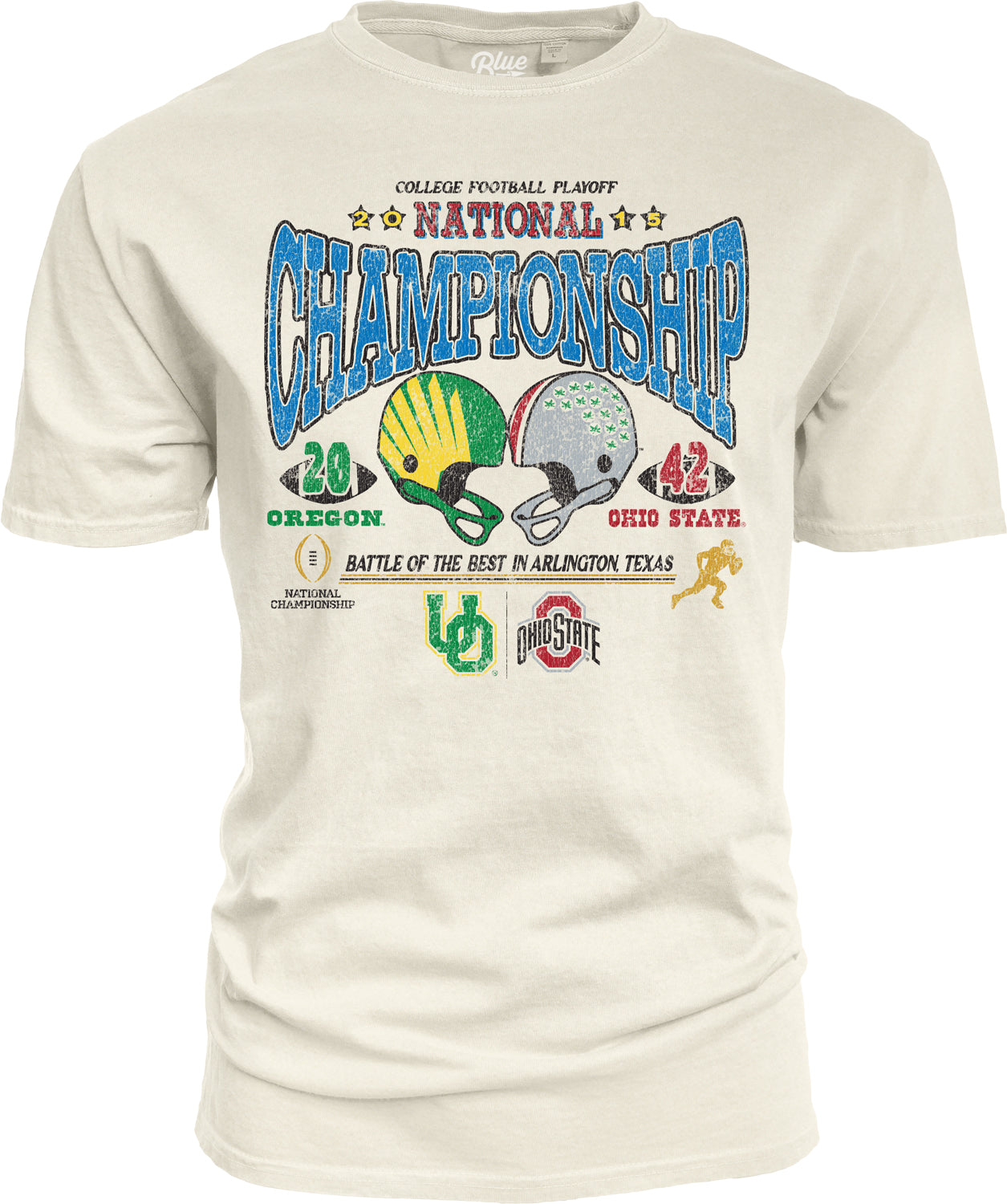 Blue 84 College Football Playoff National Championship Game 2015 Matchup T-Shirt