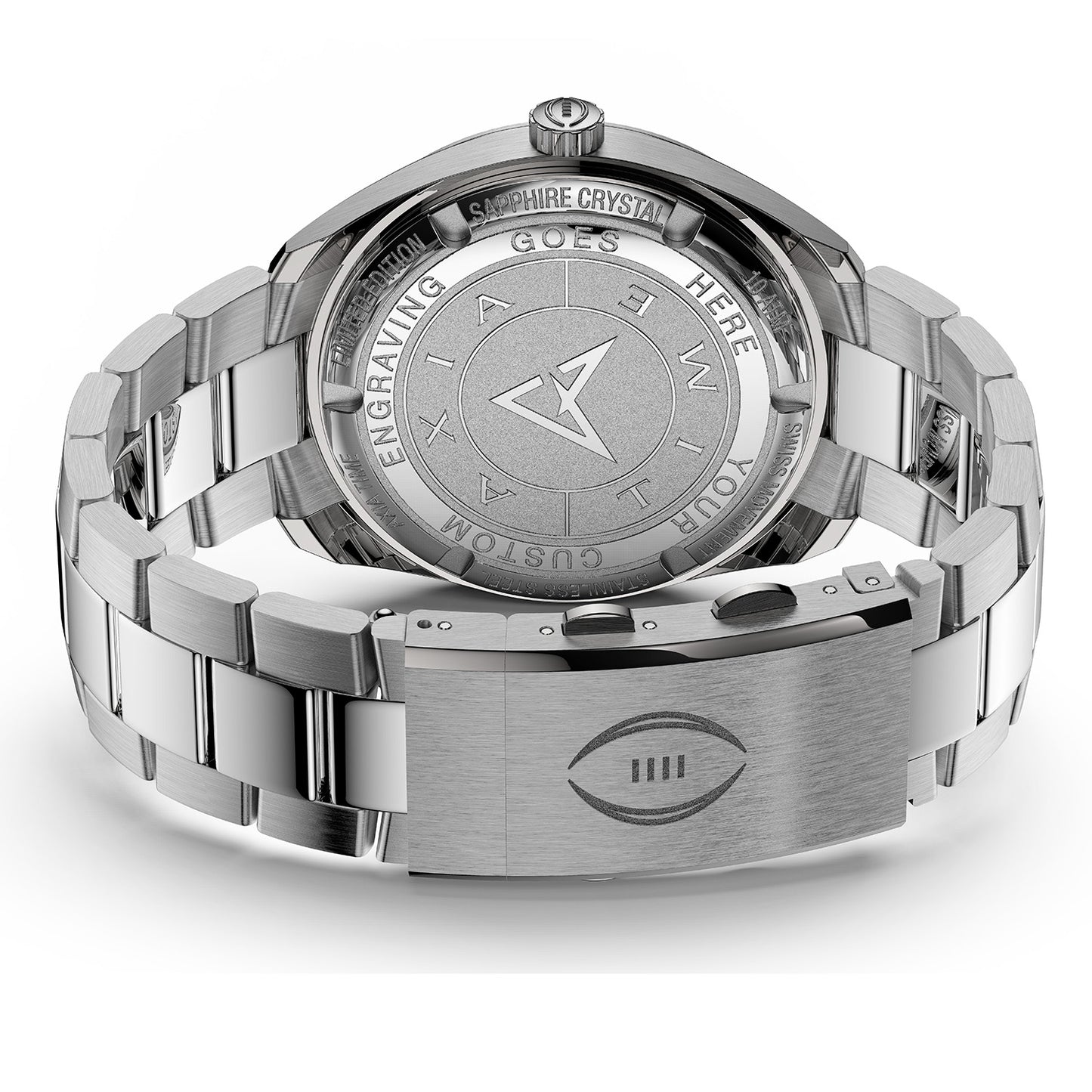 College Football Playoff Miami Hurricanes Lythos Stainless Steel Watch