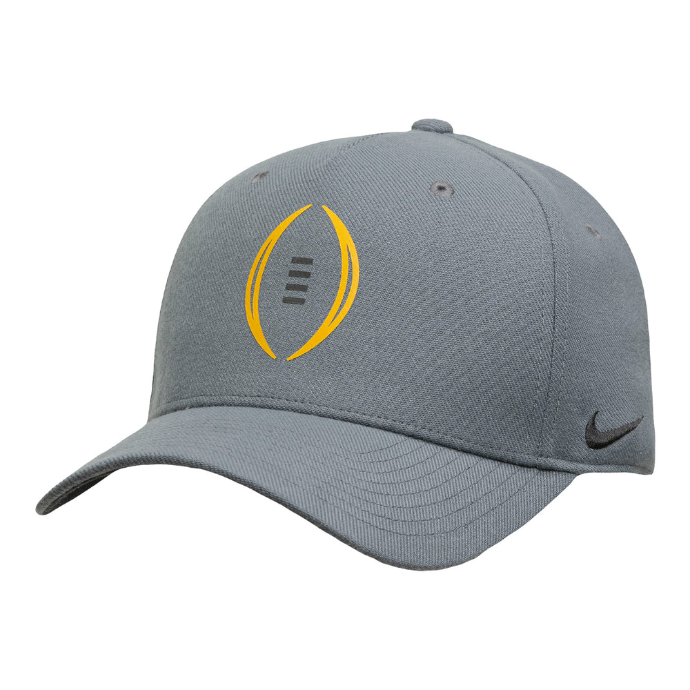 College Football Playoff 2024 National Championship Game Nike Swoosh Flex Grey Hat