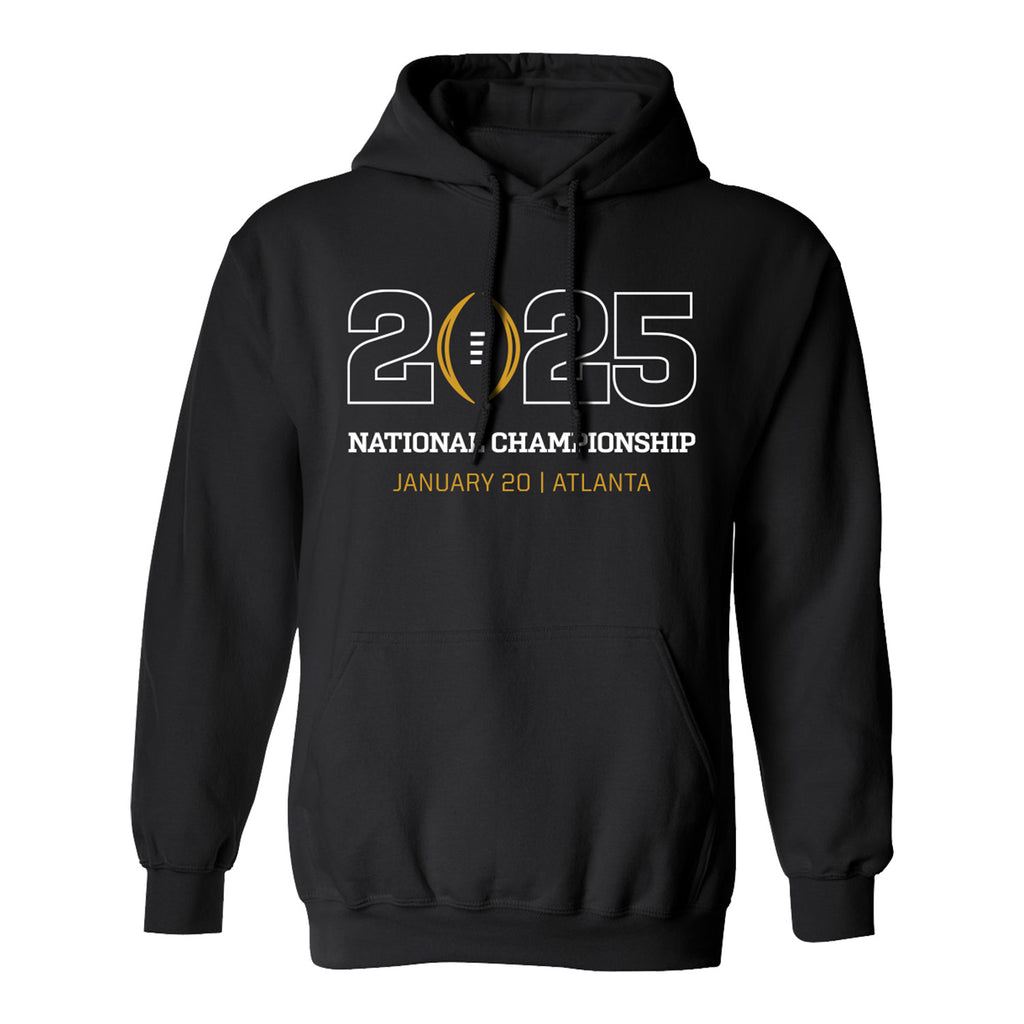 College Football Playoff 2025 National Championship Game Black Hooded College Football Playoff Shop