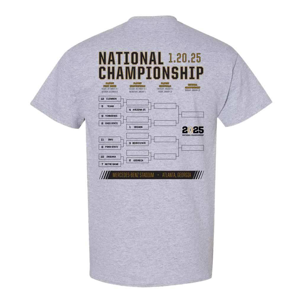 College Football Playoff 2025 Bracket TShirt College Football