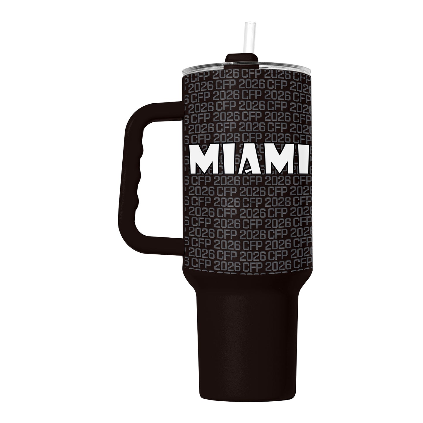 College Football Playoff Miami 2026 Logo Brands 40 Oz Tumbler