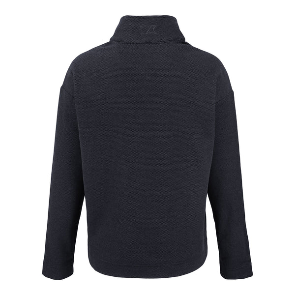 Ladies College Football Playoff National Championship Game 2026 Horizontal Stack Logo Hunts Point Eco Textured Fleece Recycled Womens Snap Jacket