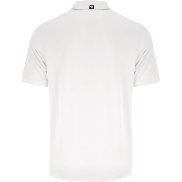 College Football Playoff National Championship Game 2026 Cutter & Buck Forge Eco Stretch Recycled Polo In White - Back View