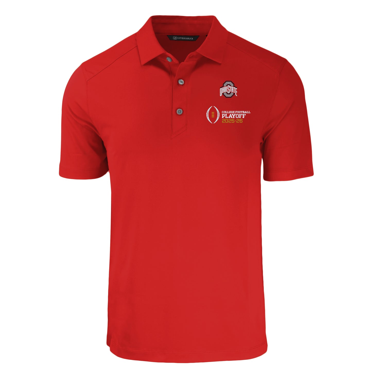 College Football Playoff 2026 Cutter & Buck Ohio State Eco Stretch Polo