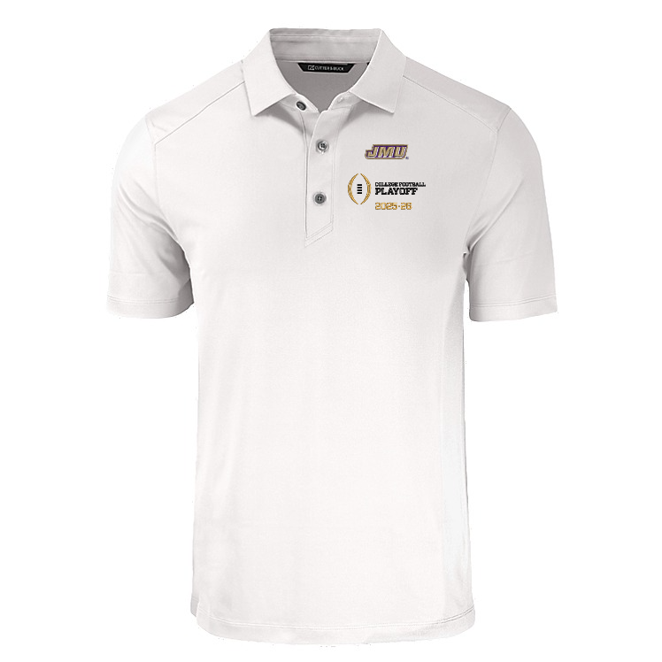 College Football Playoff 2026 Cutter & Buck James Madison Eco Stretch Polo