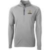 College Football Playoff National Championship Game 2026 Cutter & Buck Adapt Eco Knit Stretch Recycled 1/4 Zip Jacket In Grey - Front View