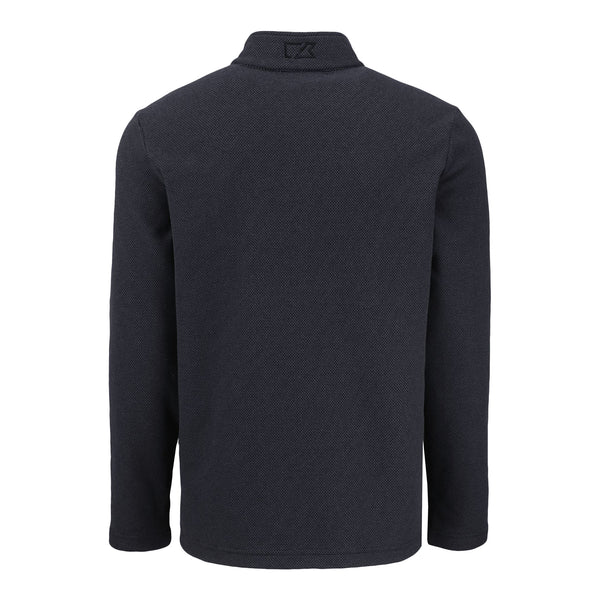 College Football Playoff National Championship Game 2026 Vertical Logo Hunts Point Eco Textured Fleece Recycled Snap Jacket - Back View