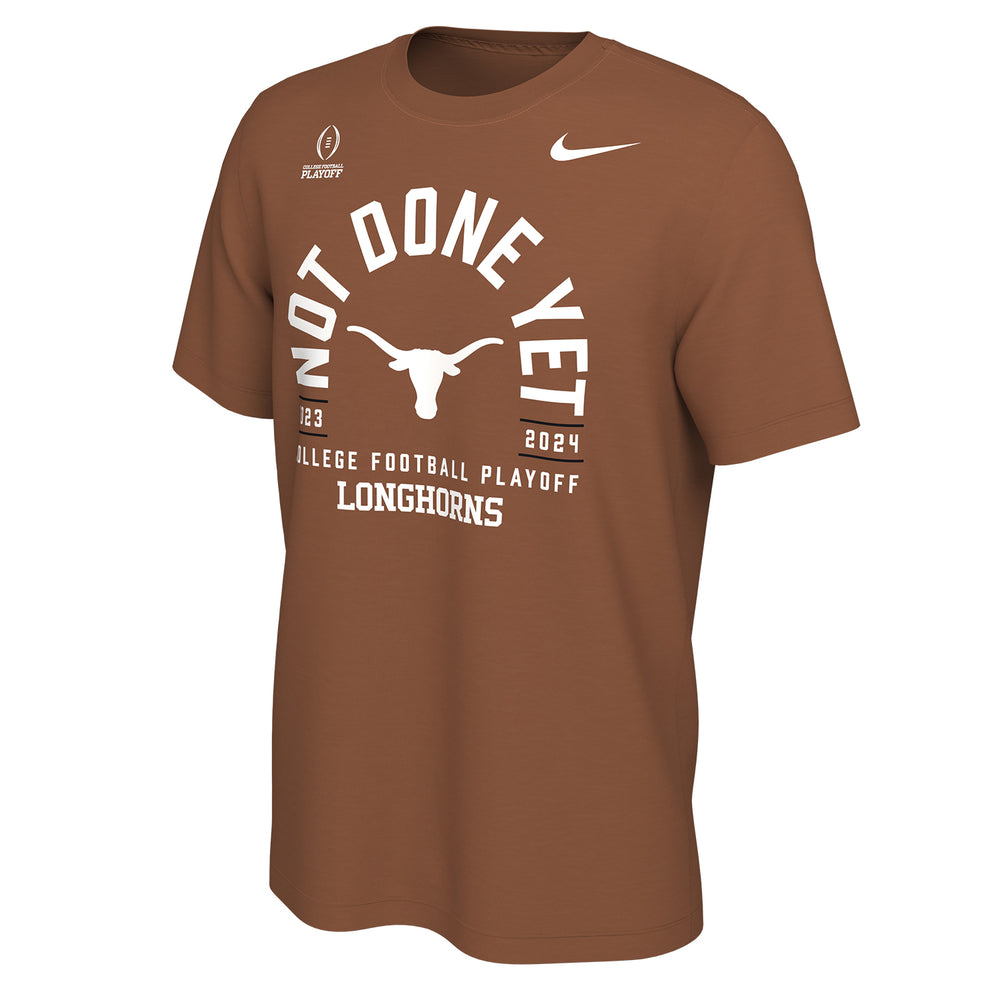 College Football Playoff Nike 2024 #3 Texas Playoff Bound Burnt Orange T-Shirt