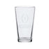 College Football Playoff 16oz Pint Glass in Glass - Front View