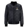 Ladies College Football Playoff Lightweight Black Bomber Jacket - Front View