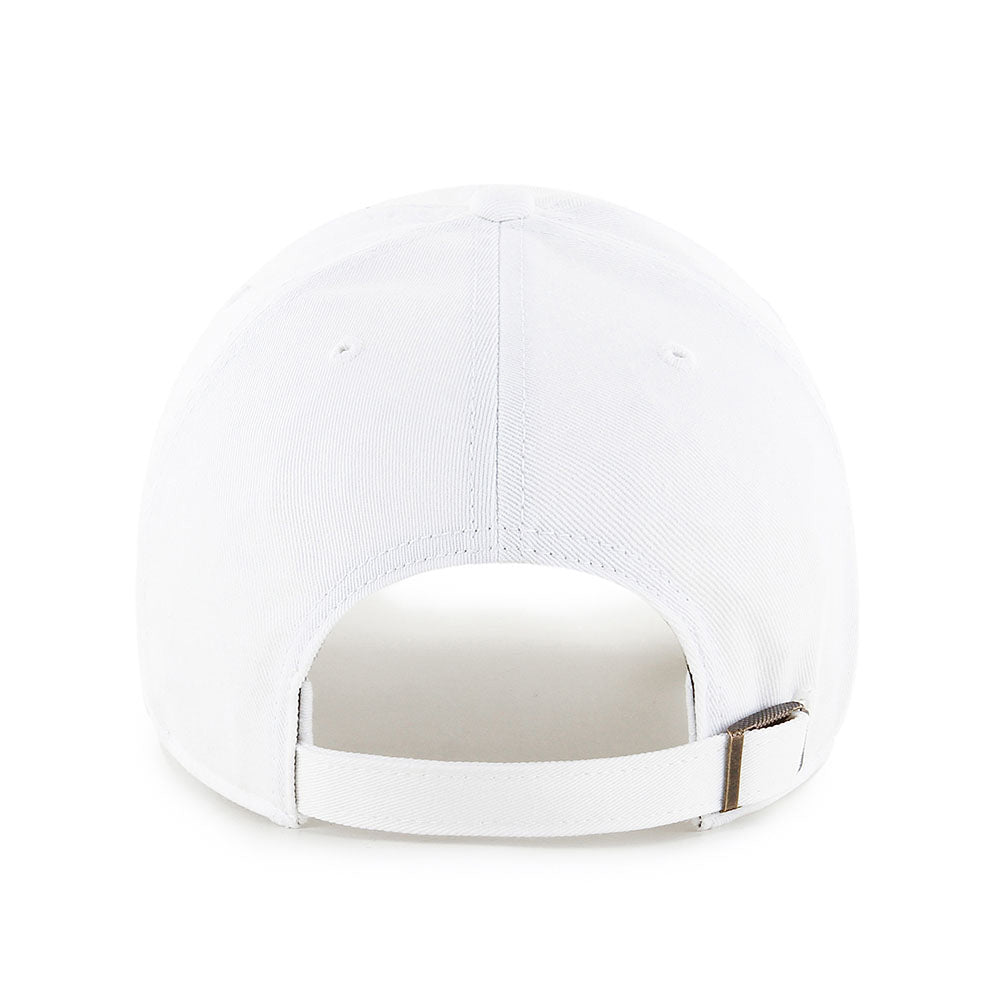 College Football Playoff Cleanup Unstructured Adjustable Hat in White - Back View