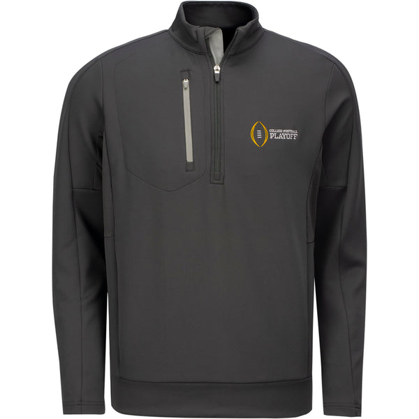 College Football Playoff Generation 1/2 Zip Jacket in Carbon - Front View