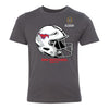 Youth College Football Playoff 2025 SMU Helmet T-Shirt