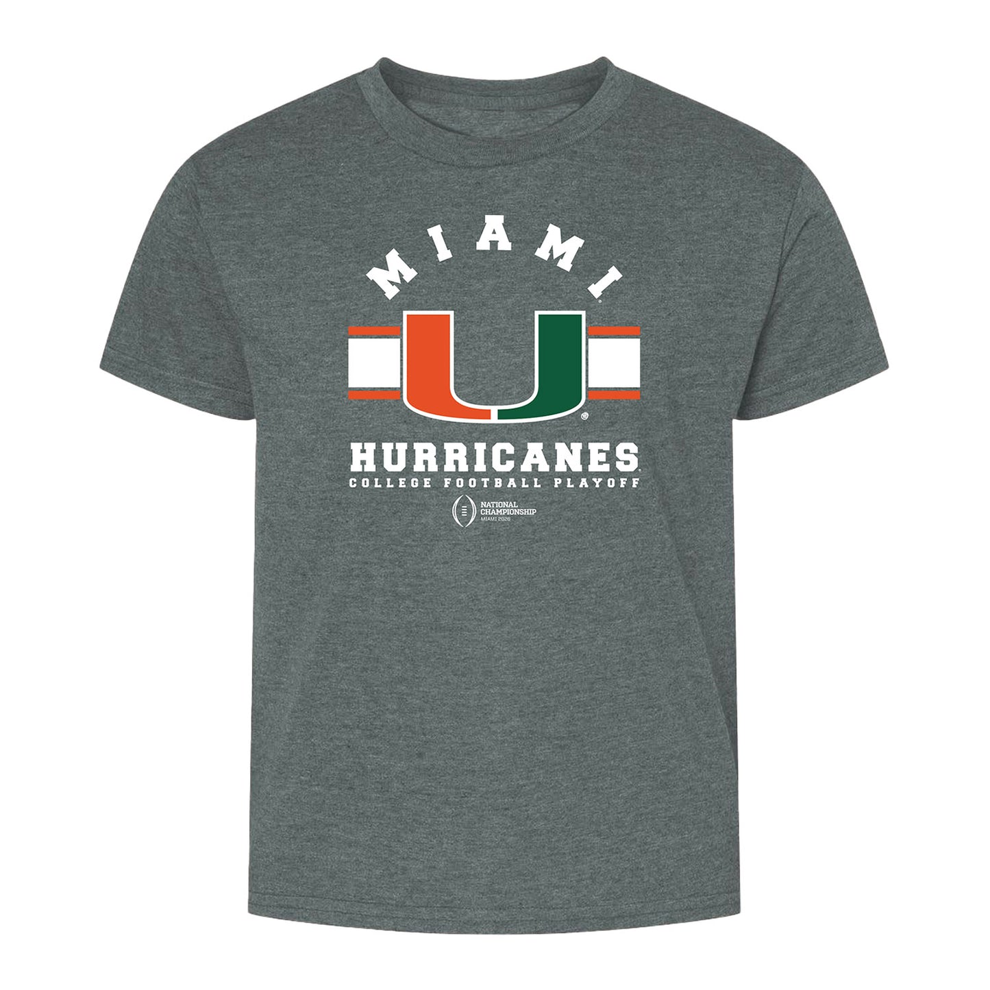 College Football Playoff Miami Hurricanes 2026 National Championship Youth Tee