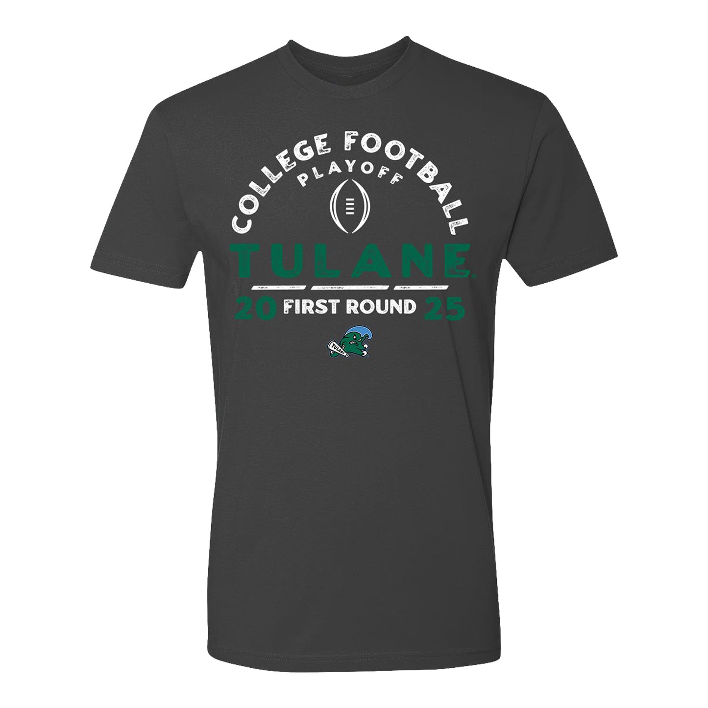 College Football Playoff 2025 First Round Tulane Green Wave T-Shirt