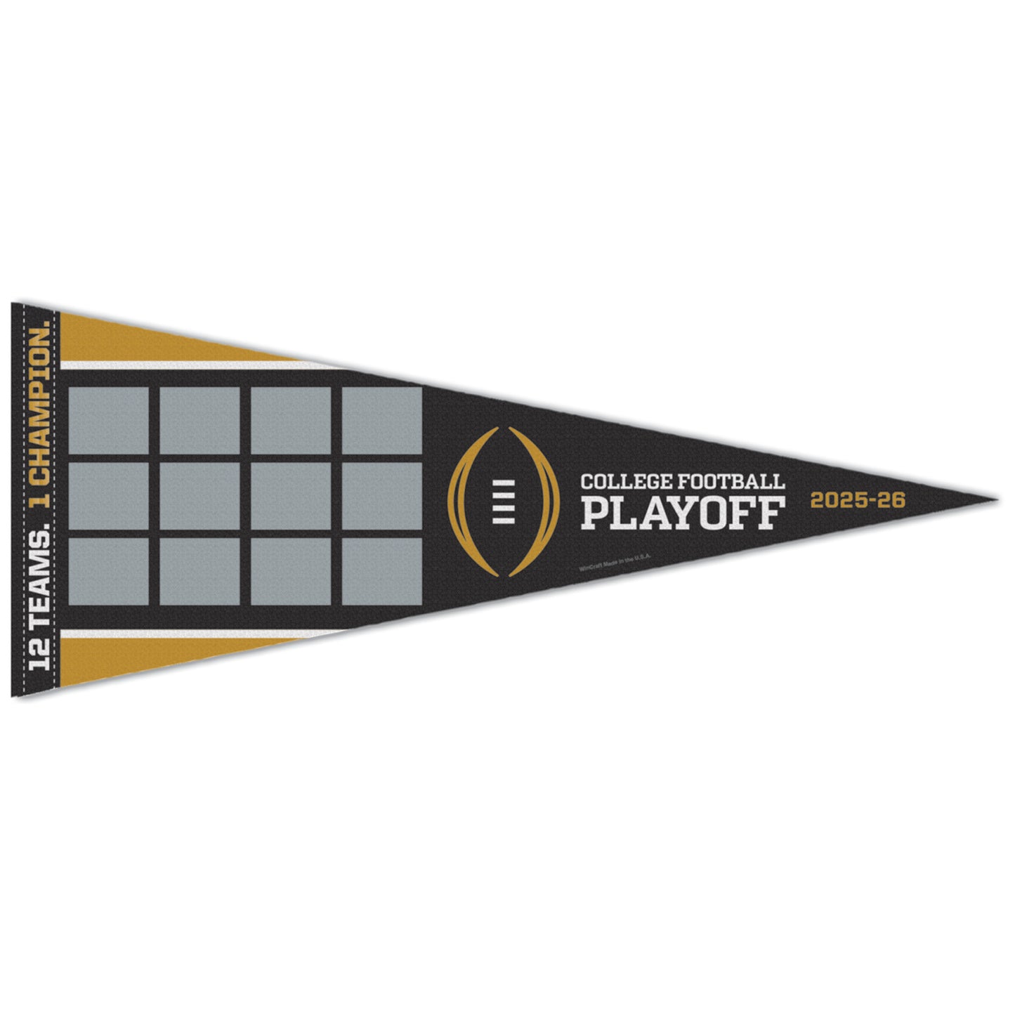 College Football Playoff 2026 12 Teams Playoff Pennant