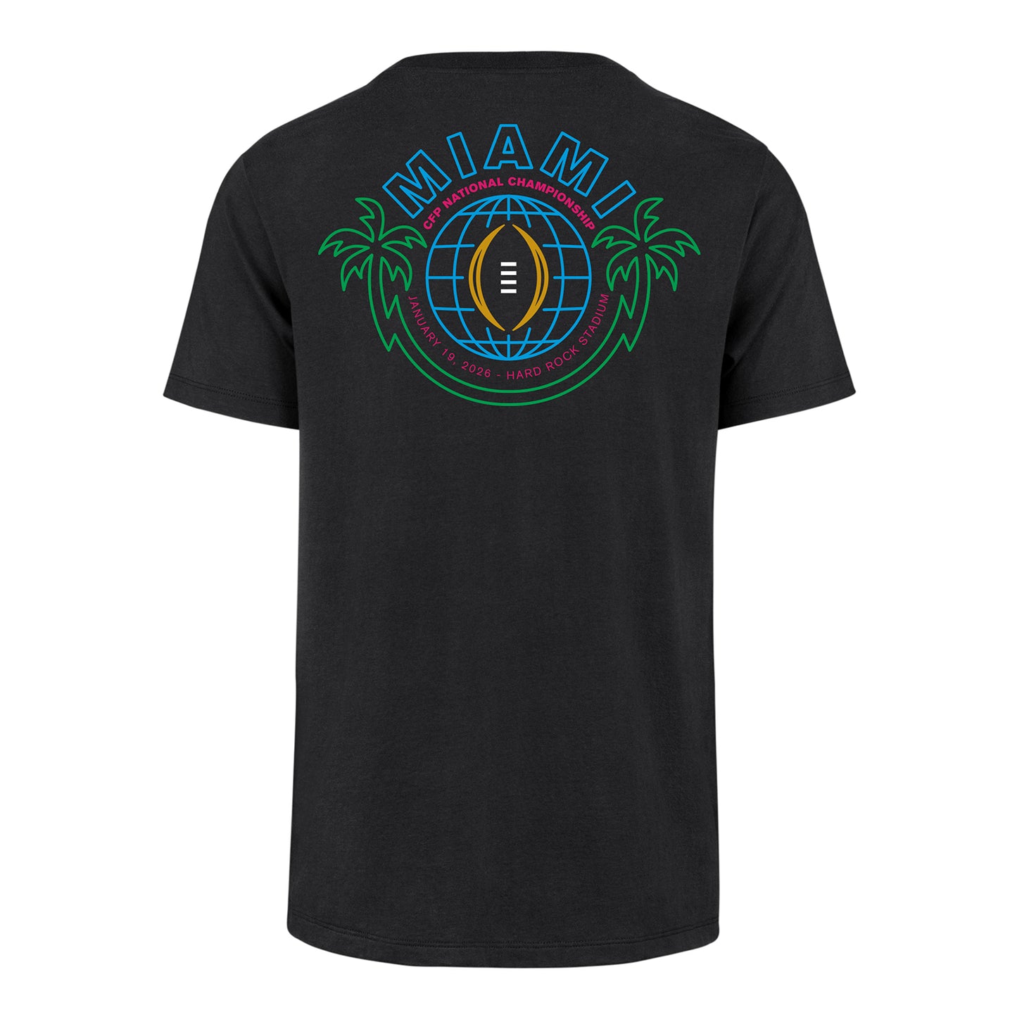 '47 Brand College Football Playoff 2026 Miami Pitbull T-Shirt