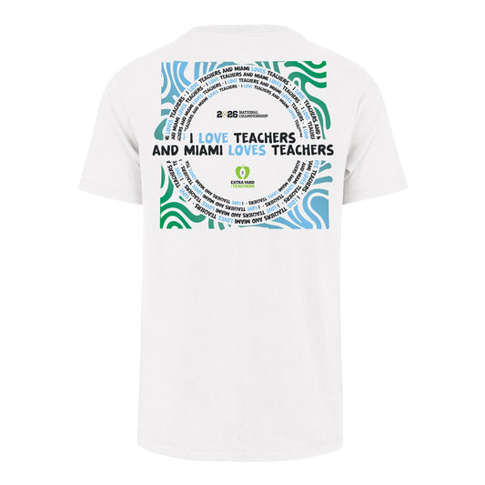 '47 Brand College Football Playoff 2026 Miami Pitbull Teachers T-Shirt