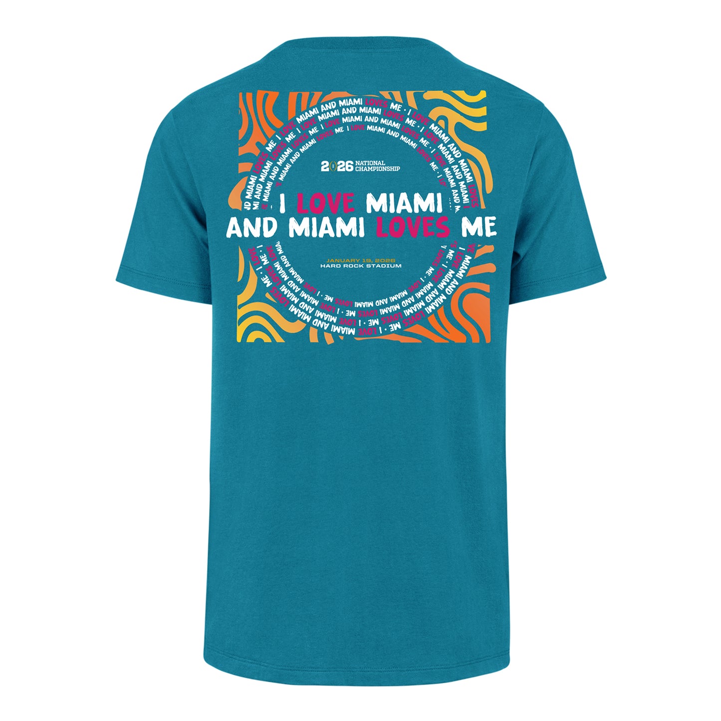 '47 Brand College Football Playoff 2026 Miami Pitbull T-Shirt