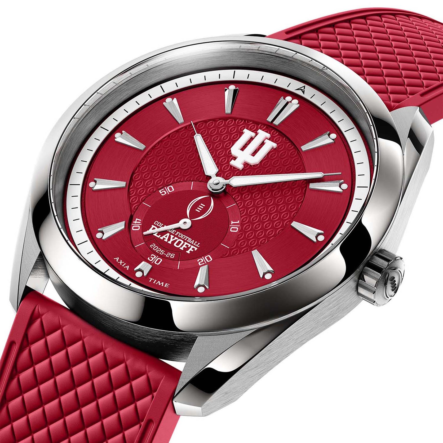 College Football Playoff Indiana Hoosiers Lythos Stainless Steel Watch