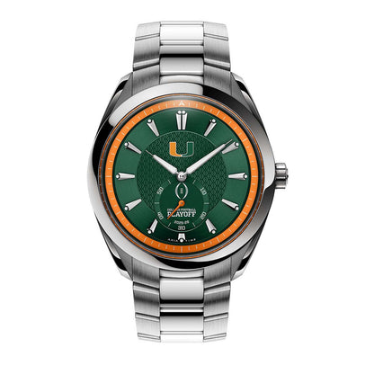 College Football Playoff Miami Hurricanes Lythos Stainless Steel Watch
