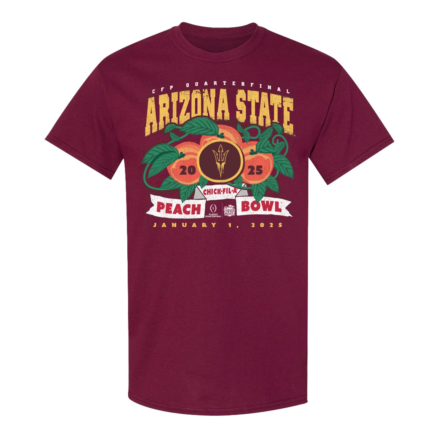 College Football Playoff 2025 Arizona State Sun Devils Chick Fil A Pea