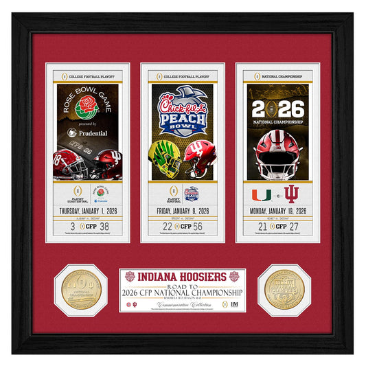 Indiana Hoosiers 2025-26 CFP National Champions Road to the Championship Bronze Coin Photo Mint