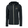 Ladies College Football Playoff Cutter & Buck Daybreak Eco Recycled Black Full Zip Hooded Jacket