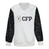 Ladies College Football Playoff Sequin V-Neck Sweatshirt - Front View