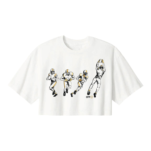 LGM College Football Playoff Player Cropped T-Shirt - Front View