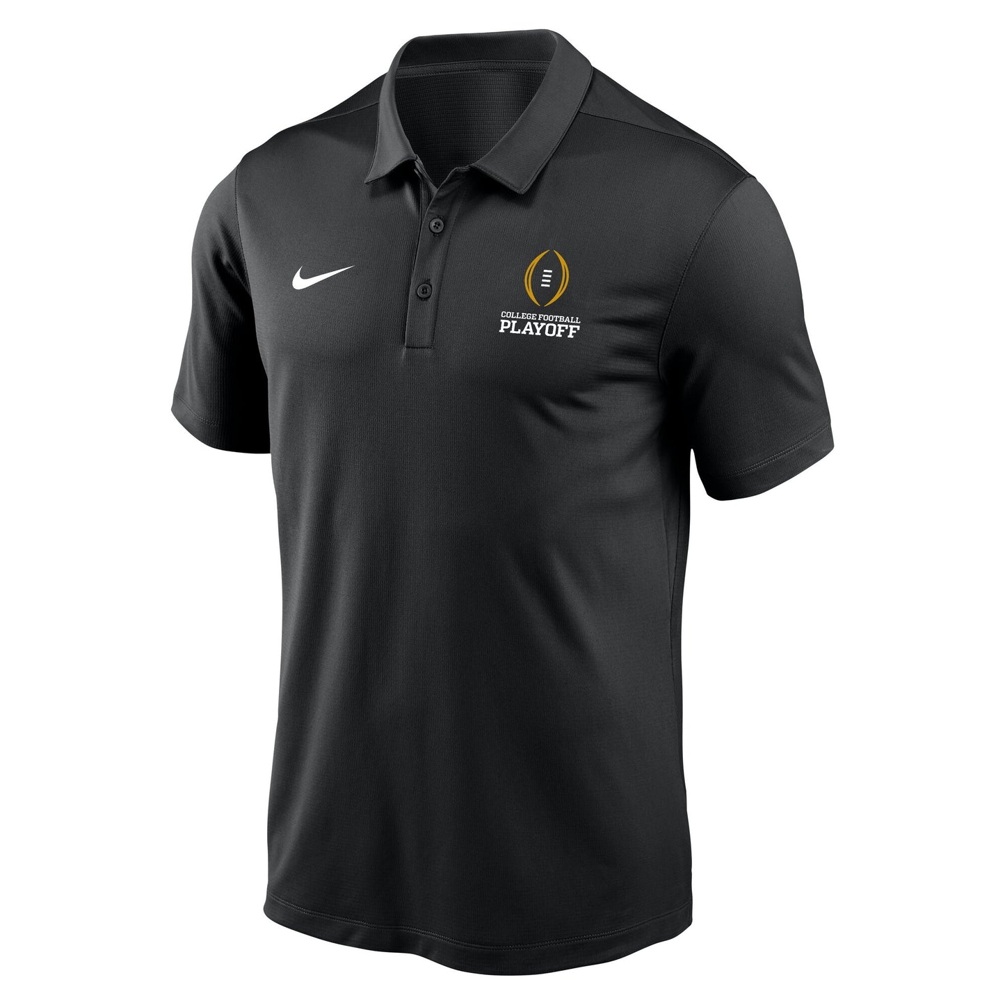 College Football Playoff Nike Franchise Black Polo