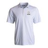 College Football Playoff Cutter & Buck Pike Eco Pebble Print Recycled White Polo