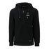 College Football Playoff Cutter & Buck Roam Eco Black 1/2 Zip Hooded Jacket