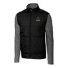 College Football Playoff Cutter & Buck Stealth Hybrid Quilted Black Full Zip Jacket