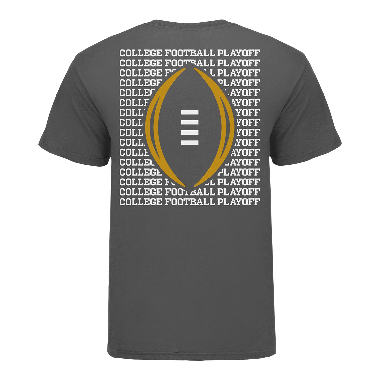 College Football Playoff Repeating Name T-Shirt
 - Back View
