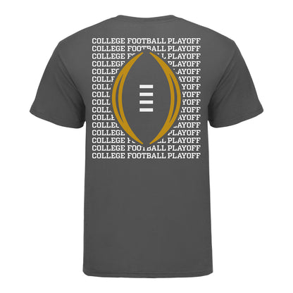 College Football Playoff Repeating Name T-Shirt
 - Back View