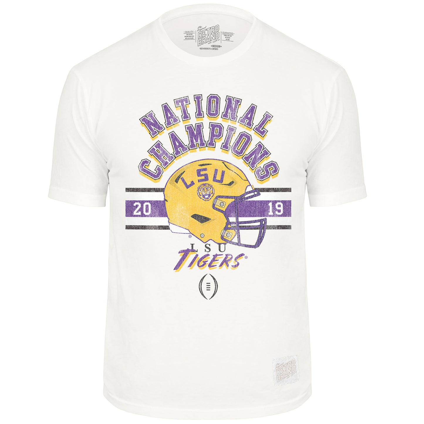 Retro Brands LSU Tigers 2019 CFP National Champions T-Shirt