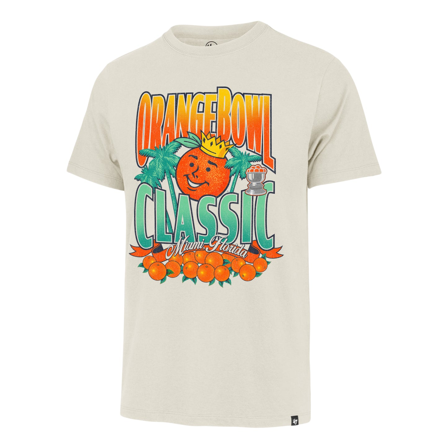 47 Brand Orange Bowl T-Shirt - Front View