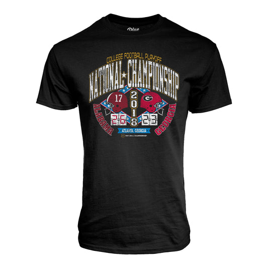 College Football Playoff National Championship Game 2018 Matchup T-Shirt - Front View