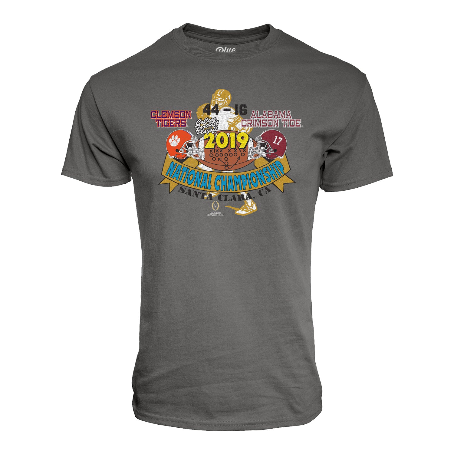 College Football Playoff National Championship Game 2019 Matchup T-Shirt - Front View