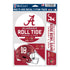 College Football Playoff #4 Alabama 2024 CFP Semifinal Bound 3-Pack Decal Set - Front View