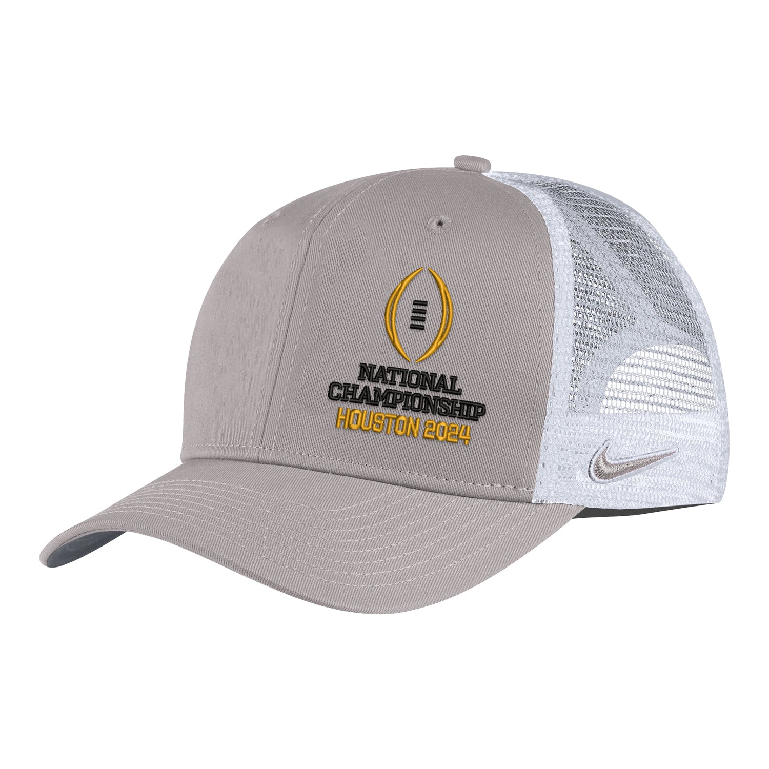 College Football Playoff 2024 National Championship Game Nike Aero Grey Adjustable Hat