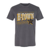College Football Playoff 2024 National Championship Game H-Town Grey T-Shirt