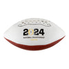 College Football Playoff 2024 National Championship Game Mini Autograph Football - Back View