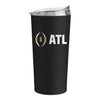 College Football Playoff 2025 National Championship Game 20oz Stainless Black Tumbler