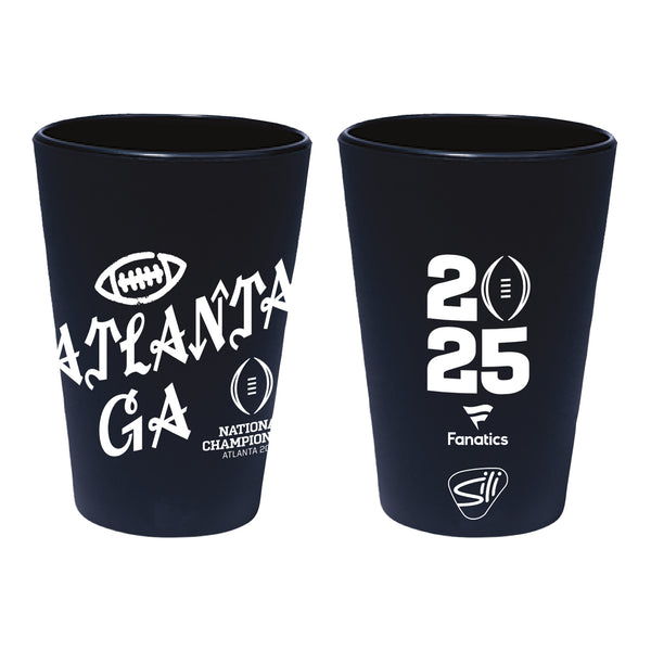 College Football Playoff Wincraft Graffiti Silicone 2oz Shot Glass - Front & Back View