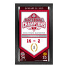 Ohio State Buckeyes 2024-25 CFP National Champions Banner Frame