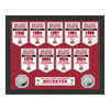 Ohio State Buckeyes 9 Time National Champions Banners Silver Coin Photo Mint